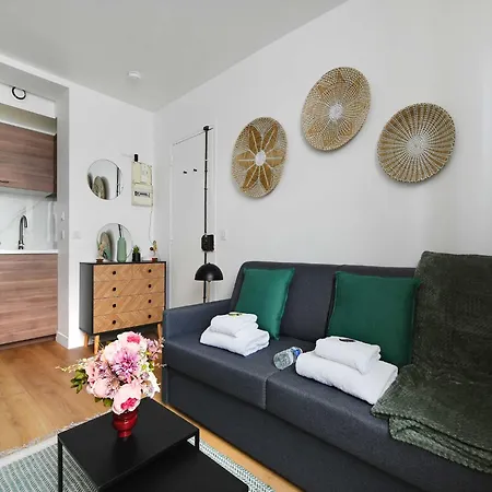 Apartment Peaceful -2p- Square Des Batignolles