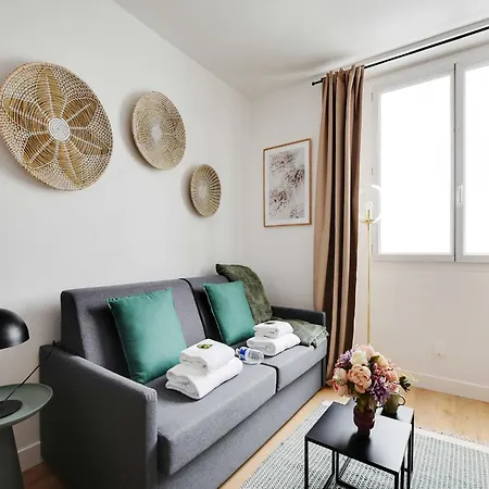 Apartment Peaceful -2p- Square Des Batignolles *